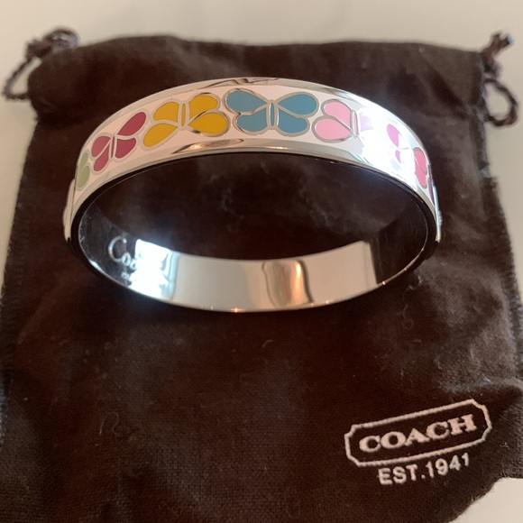Coach multi colour butterfly bangle. - Picture 2 of 4